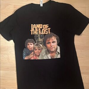 Land of the Lost Black Graphic T-Shirt